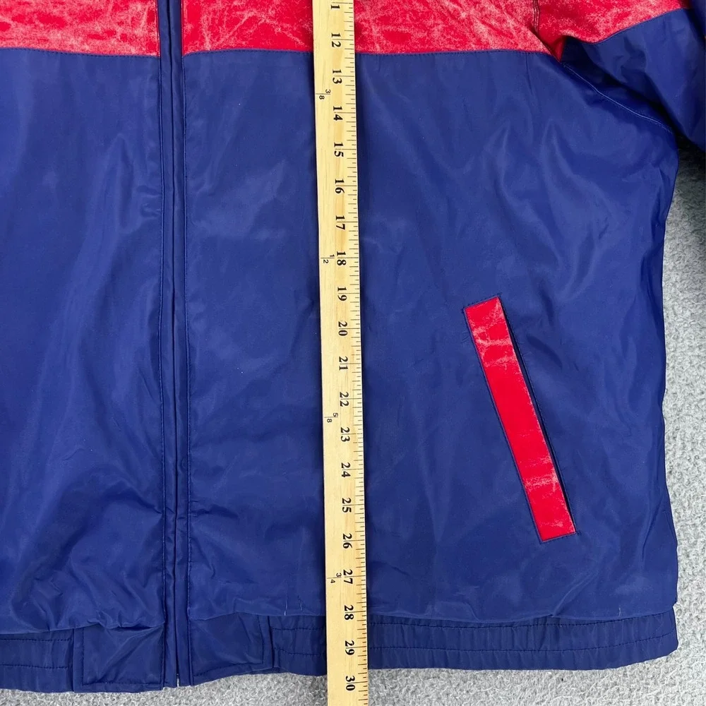 New‎ York Giants Vintage Reebok NFL Full Zip Puffer Jacket Men XL 80's-90's READ